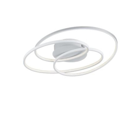 plafoniera a led trio gale 38.5w 5000lm 3000k ip20 metallo bianco