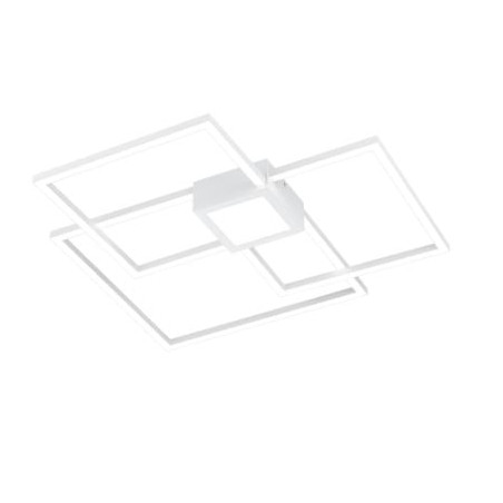 plafoniera a led trio hydra 38w 4400lm 4000k ip20 bianco opaco [676240431]