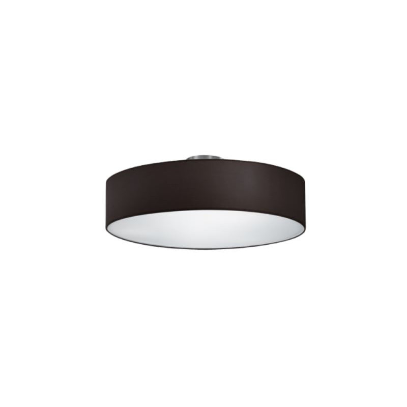 plafoniera a led 3xe27 60w ip20 trio hotel 50cm con interno bianco