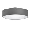 plafoniera a led trio hotel 3xe27 60w ip20 grigio/nichel opaco [603900311]
