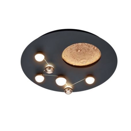 plafoniera a led trio zodiac 42w 5100lm 2300/3000/4000k ip20 dimmerabile