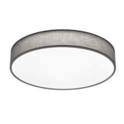 plafoniera a led trio lugano 42w 4900lm 3000-5000k ip20 grigio