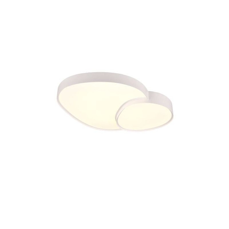 plafoniera a led con telecomando 45w ip20 2700-6500k 5300lm bianco