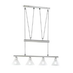 lampada a sospensione trio stamina 40w e14 nichel opaco [3751041-07]