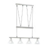 lampada a sospensione trio stamina 40w e14 nichel opaco [3751041-07]