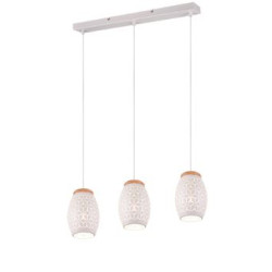 lampada a sospensione trio bidar 28w 3xe27 bianco opaco [r31573031]