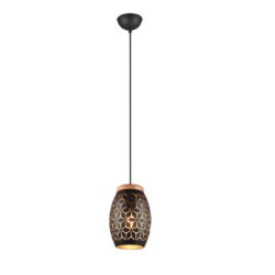 lampada a sospensione trio bidar 28w e27 oro-nero [r31571080]