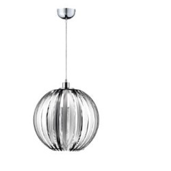 lampada a sospensione trio zucca 60w e27 cromo [304100106]