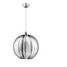 lampada a sospensione trio zucca 60w e27 cromo [304100106]