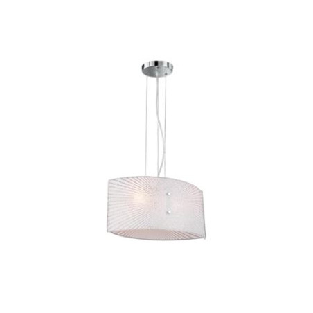 lampada a sospensione trio elisa 40w 2xe27 cromo [312200200]