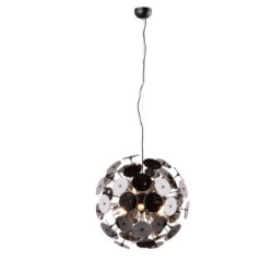 lampada a sospensione trio discalgo 40w 6xe14 nero opaco [309900657]
