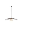 lampada a sospensione trio lauris 10w e27 nero [r36791032]