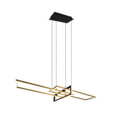 lampada a sospensione trio salinas 34w 4200lm ottone opaco [320310308]