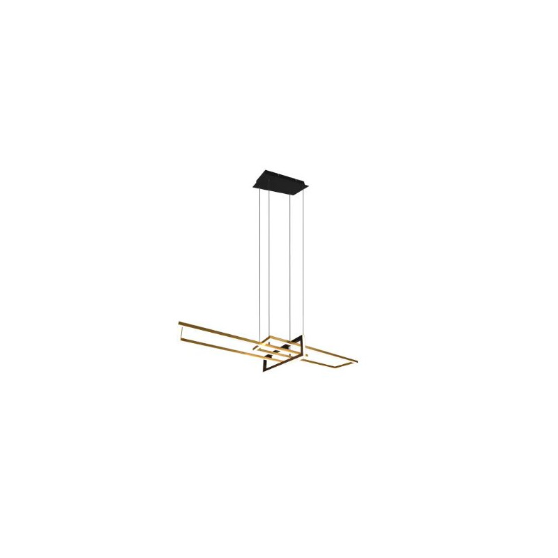 lampada a sospensione trio salinas 34w 4200lm ottone opaco [320310308]