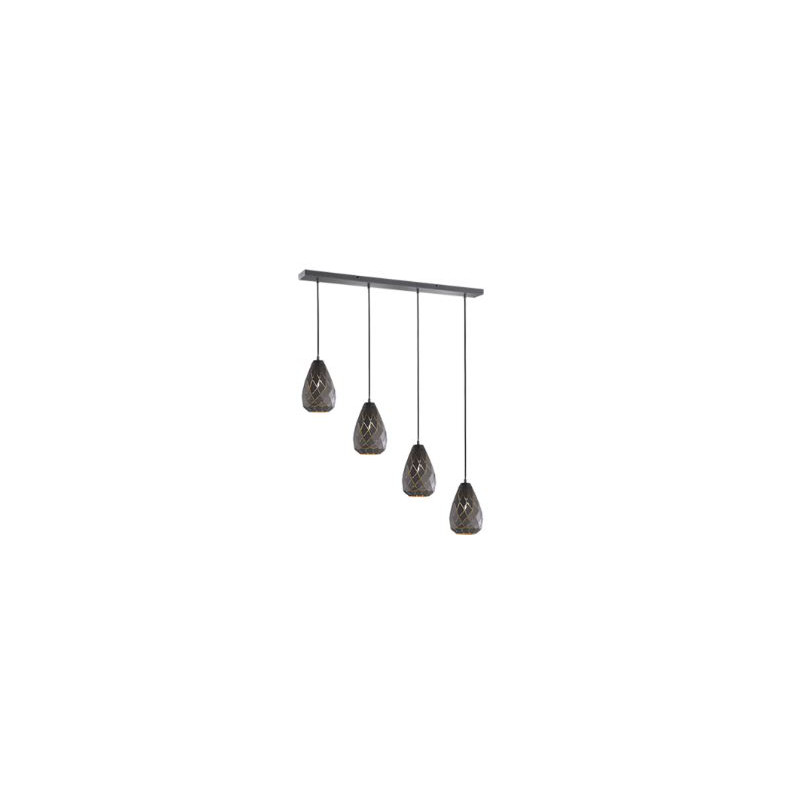 lampada a sospensione trio onyx 42w 4xe27 antracite [301300442]