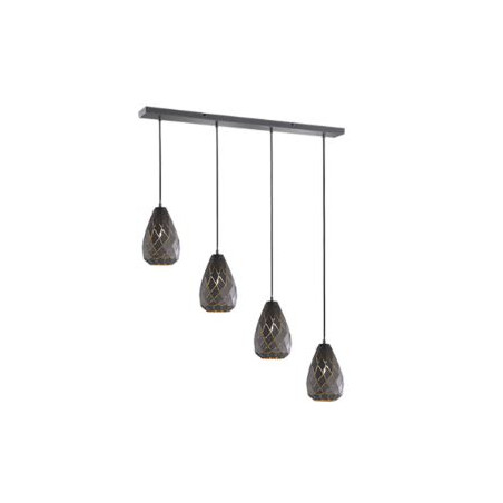 lampada a sospensione trio onyx 42w 4xe27 antracite [301300442]