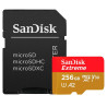 256gb scheda di memoria sandisk extreme plus microsdxc classe10 rosso