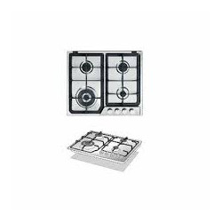 piano cottura delonghi 60cm 4f inox [ffa46asv]