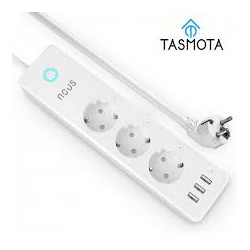 multipresa nous a5t intelligente 15a 3 prese bianco [a5t (tasmota)]