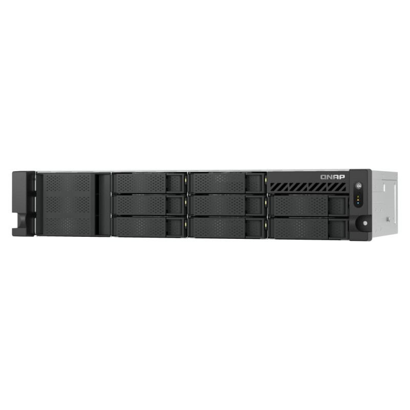 nas qnap per ts-855eu montaggio su rack con 8 alloggiamenti nero