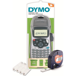 etichettatrice dymo letratag lt-100h con 4x pile aa argento [2174577]