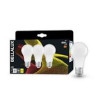 set lampadine led bellalux smerigliata cla3 e27 8.5w bianco caldo