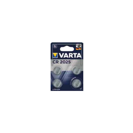 pila varta 06025 101 404 a bottone monouso cr2025 litio 3v 160mah