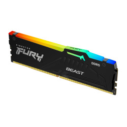 ram dimm ddr5 16gb kingston fury beast rgb 6000mhz cl30 1.35v nero