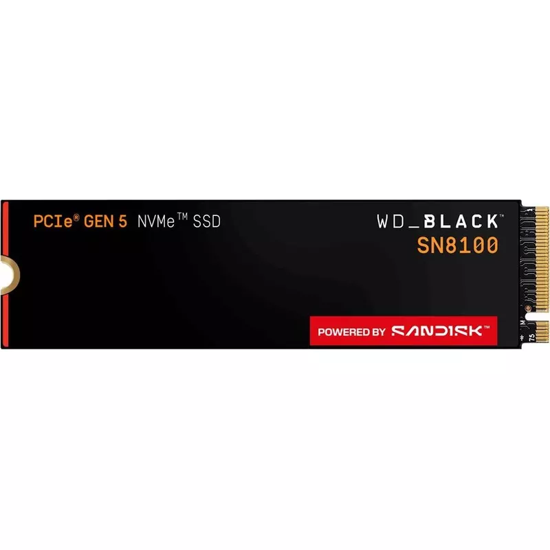 ssd 8tb nvme western digital black sn8100 m.2 pcie 5.0 [wds800t1x0m]