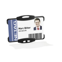 Portabadge durable 10 pz. 5,4x8,5cm aperto [8918-19]