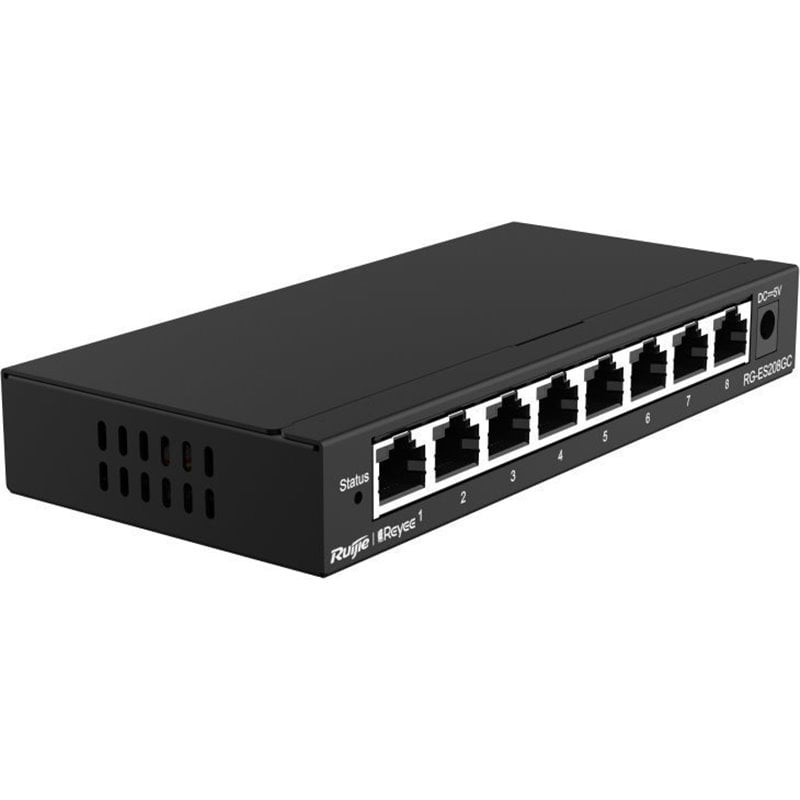 switch ruijie reyee rg-es208gc gestito l2 8 porte gigabit ethernet