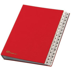 classificatore monitore fraschini 1/31 formato 24x34cm rosso art.