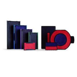 tampone timbri trodat 2 pz. 6/4912-2 blu/rosso [tr5971-b]