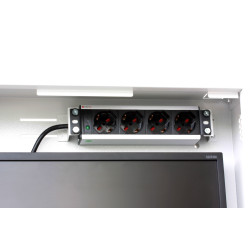 box di sicurezza techly ral9016 per dvr e sistemi di videosorveglianza