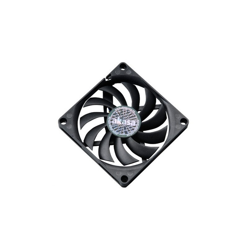 ventola 80x80 akasa ak-fn076 slimline nero [ak-fn076]