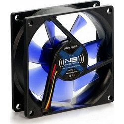 ventola 40x40 noiseblocker blacksilent xm-2 nero/blu (trasparente)