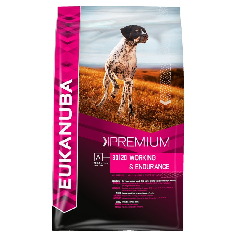 cibo per cani eukanuba premium performance working 15 kg [8710255121345]