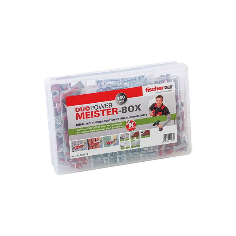 tassello fischer meister-box duopower 160 pezzi [535972]