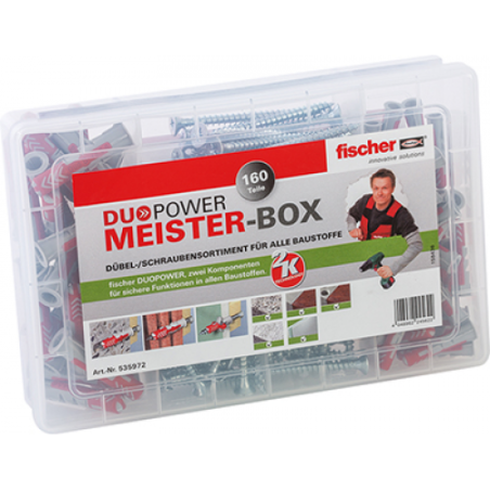 tassello fischer meister-box duopower 160 pezzi [535972]