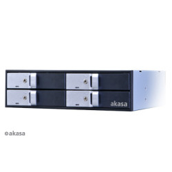 adattatore hard disk akasa elite 5,25" per 4x2,5" hdd/ssd