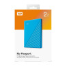 hard disk esterno 2.5" 2tb western digital my passport blue