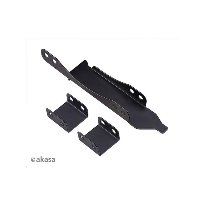 staffa per slot pci akasa per montaggio ventole 120mm nero
