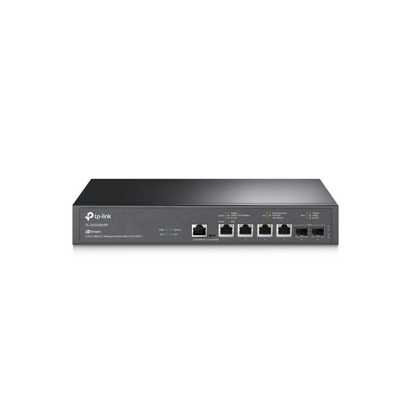 switch tp-link tl-sx3206hpp poe 6porte 10g argento [tl-sx3206hpp]