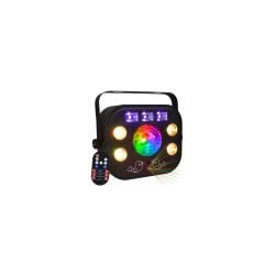 effetto luce light4me wash strobo led uv multifase 4in1 60w [5908249810655]