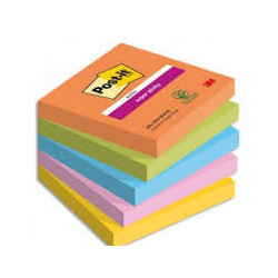 foglieti adesivi post-it 654-cy 7.6x7.6cm 90fogli multicolore