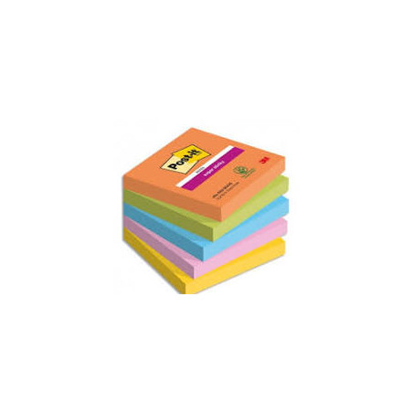 foglieti adesivi post-it 654-cy 7.6x7.6cm 90fogli multicolore