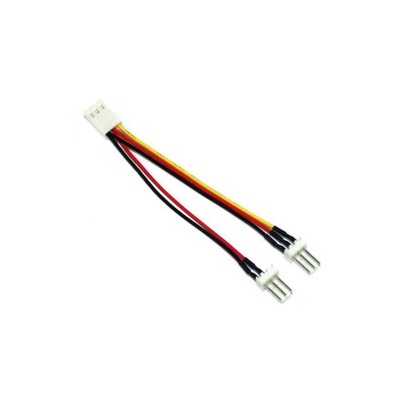 Inline cavo alimentazione 2x ventola 3pin da 1x 3pin femmina 3,5""(mainboard).