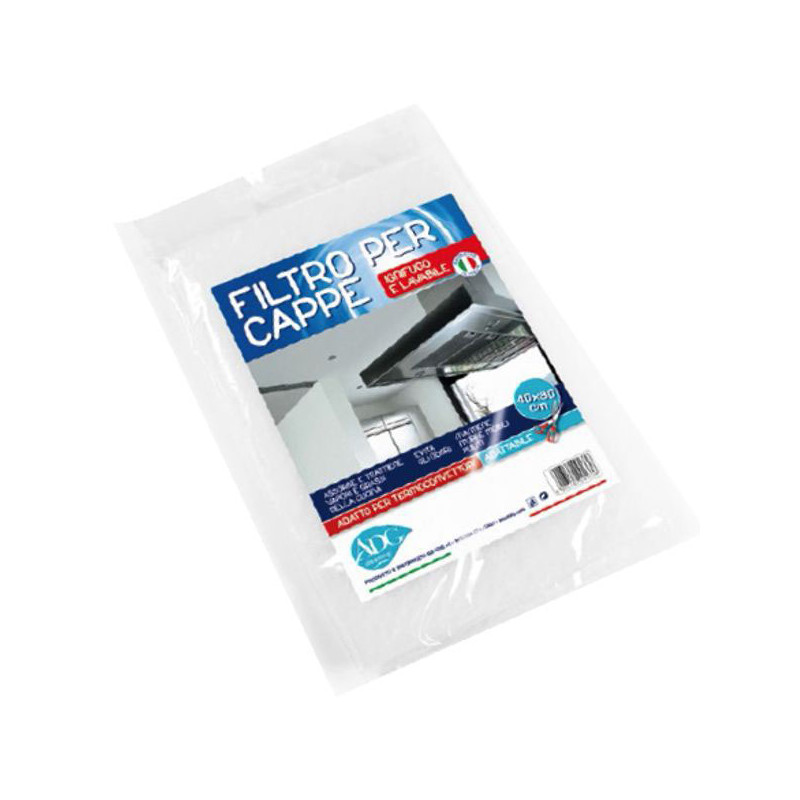 filtro cappe adg poliestere 40x80cm bianco [001336]