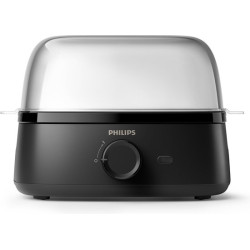 cuociuova philips serie 3000 hd9137/9 per 6 uova nero [hkphijahd913790]