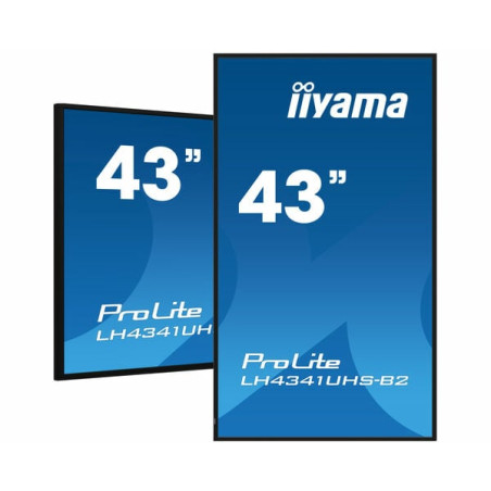 monitor digital signage led 42.5" iiyama prolite ultra hd 3840x2160/8ms/classe